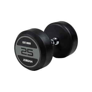 JORDAN Rubber Dumbbell Set - Grey
