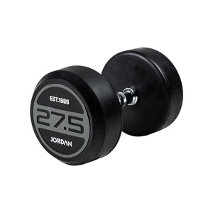 JORDAN Rubber Dumbbell Set - Grey