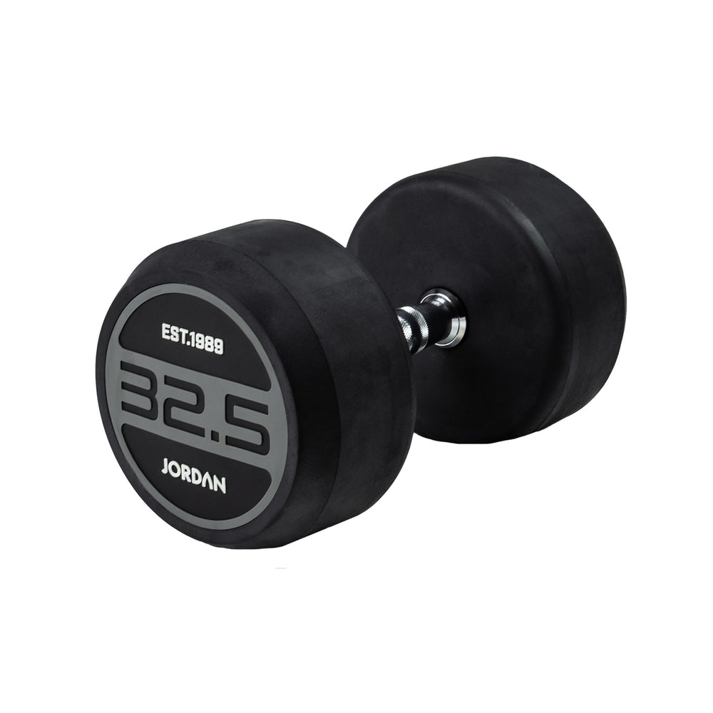 JORDAN Rubber Dumbbell Set - Grey