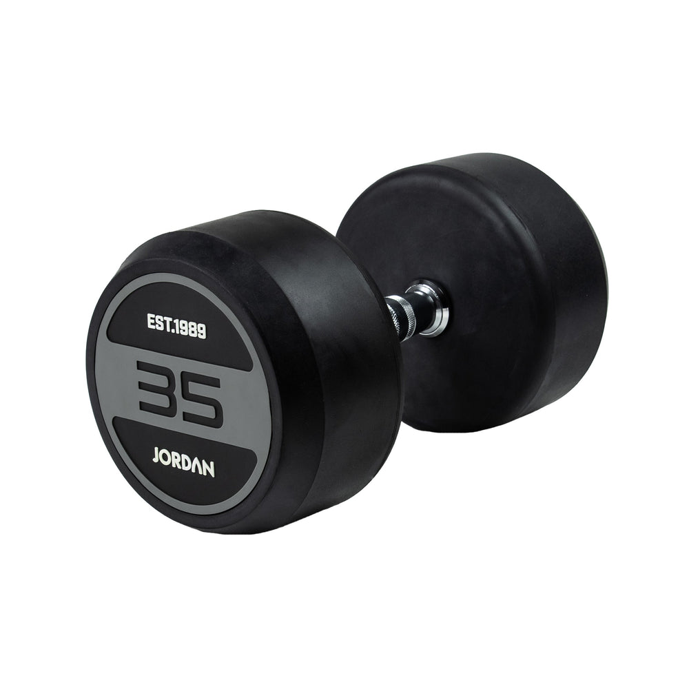 JORDAN Rubber Dumbbell Set - Grey