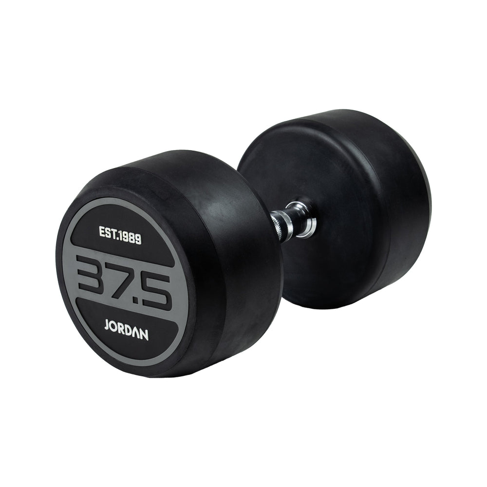 JORDAN Rubber Dumbbell Set - Grey