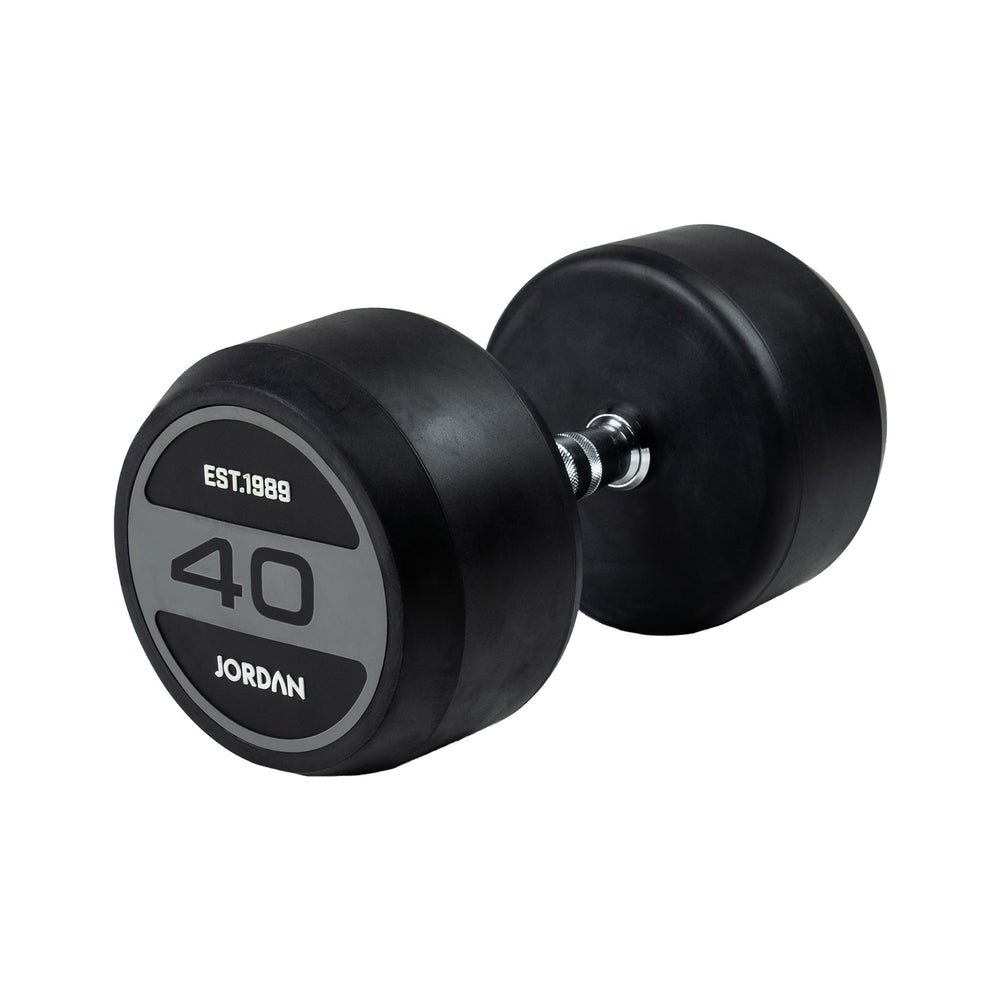 JORDAN Rubber Dumbbell Set - Grey