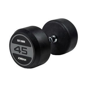 JORDAN Rubber Dumbbell Set - Grey