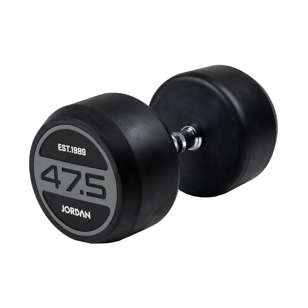 JORDAN Rubber Dumbbell Set - Grey