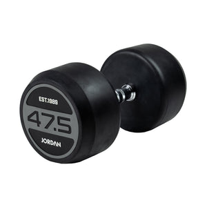 JORDAN Rubber Dumbbell Set - Grey