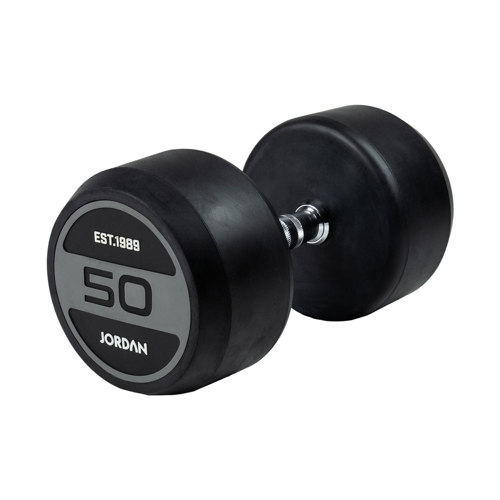 JORDAN Rubber Dumbbell Set - Grey