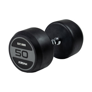JORDAN Rubber Dumbbell Set - Grey