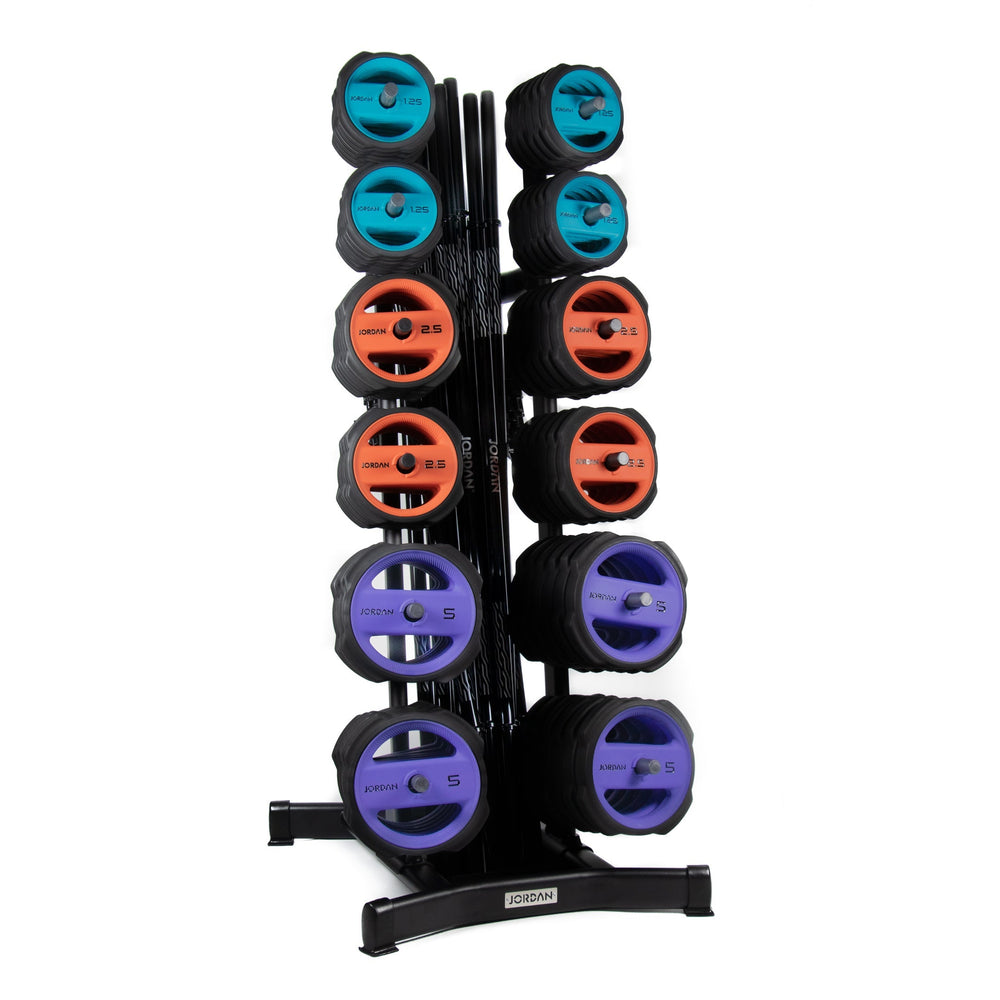 JORDAN Ignite Pump X ™ Urethane Studio Barbell Sets and Plates - Pro Gym Essentials