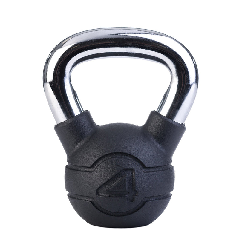 JORDAN Chrome/Rubber Kettlebells - Pro Gym Essentials