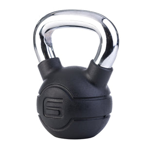JORDAN Chrome/Rubber Kettlebells - Pro Gym Essentials