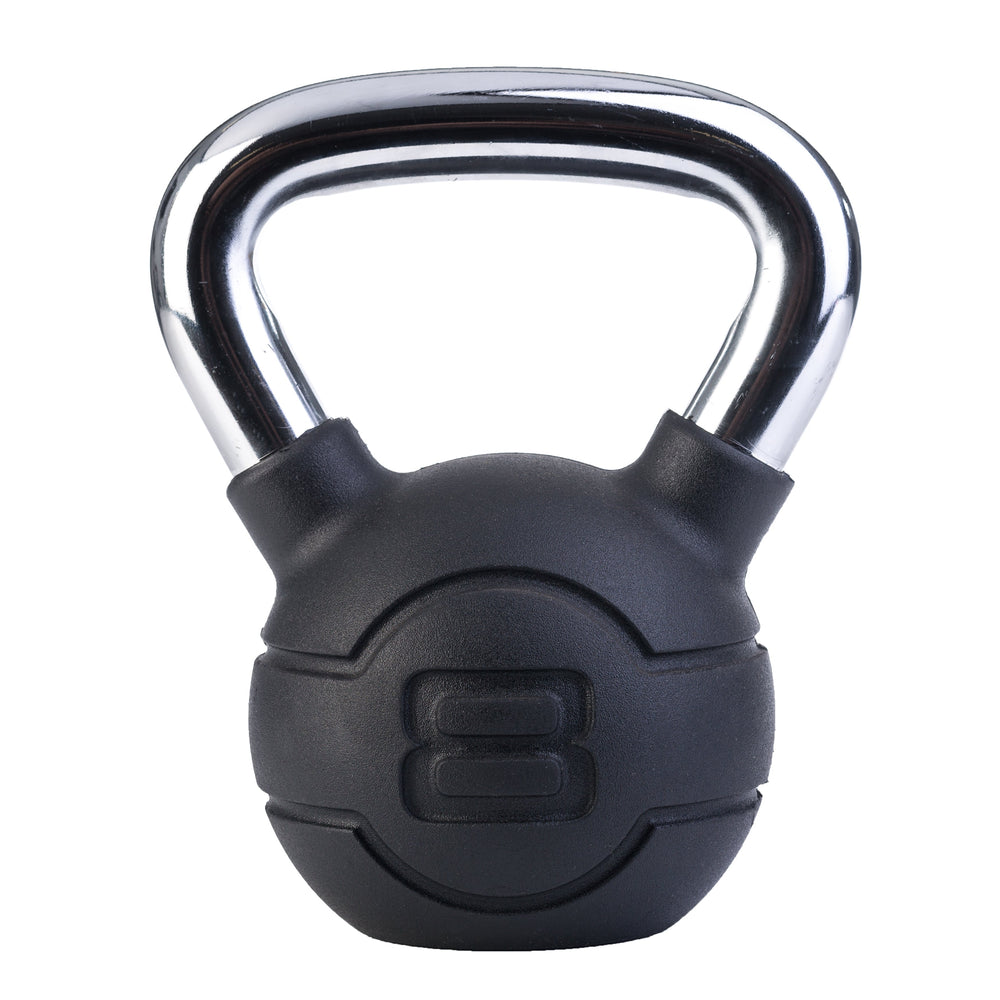 JORDAN Chrome/Rubber Kettlebells - Pro Gym Essentials