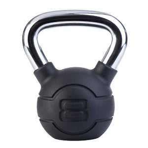 JORDAN Chrome/Rubber Kettlebells - Pro Gym Essentials