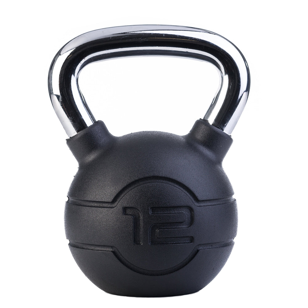 JORDAN Chrome/Rubber Kettlebells - Pro Gym Essentials