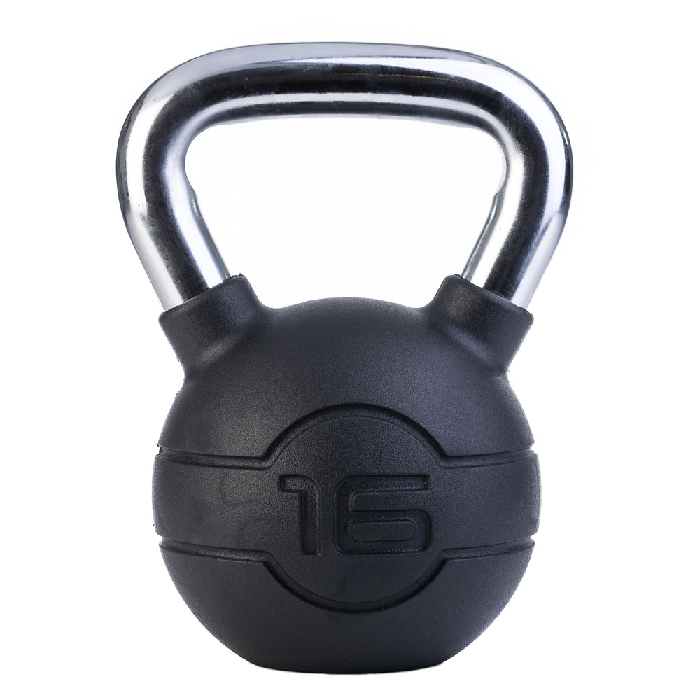 JORDAN Chrome/Rubber Kettlebells - Pro Gym Essentials