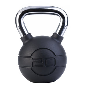 JORDAN Chrome/Rubber Kettlebells - Pro Gym Essentials