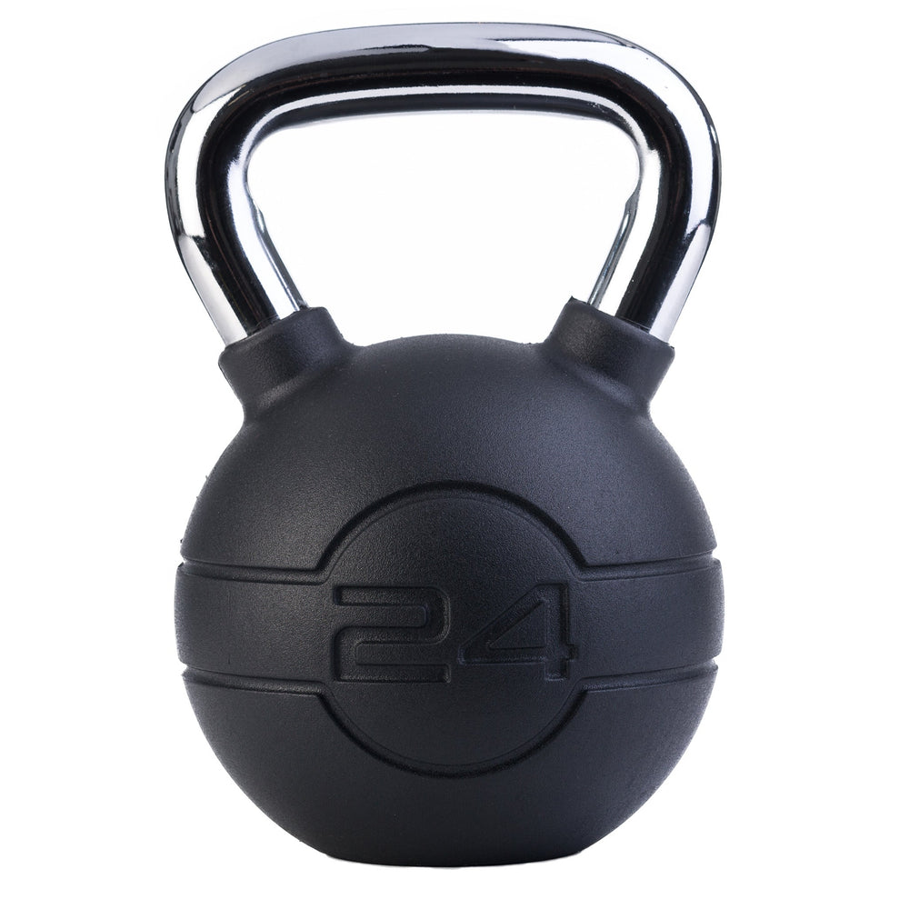 JORDAN Chrome/Rubber Kettlebells - Pro Gym Essentials