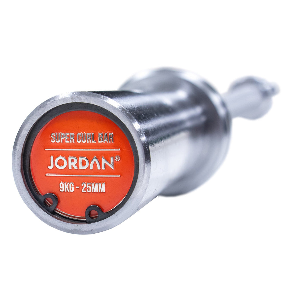 JORDAN® Steel Series Super Curl Bar with bearings - Pro Gym Essentials
