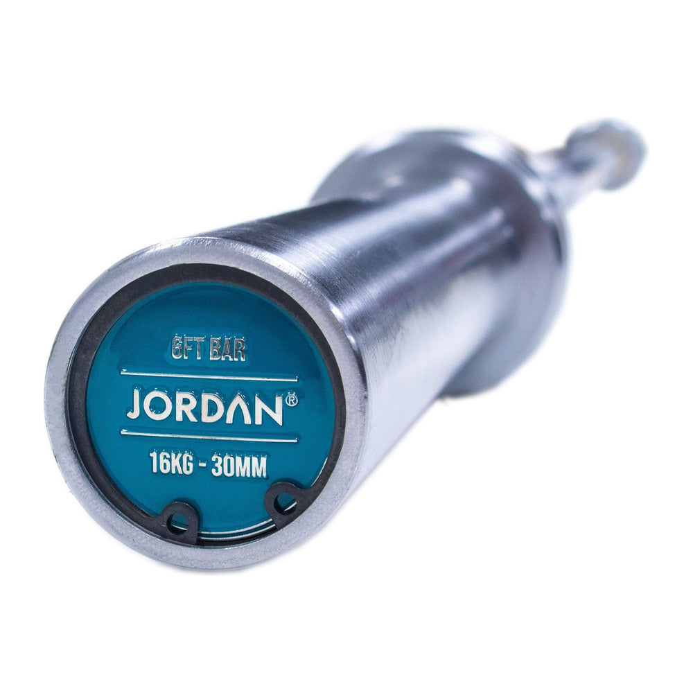 JORDAN Steel Series Straight Olympic Bars With Bearings - Pro Gym Essentials