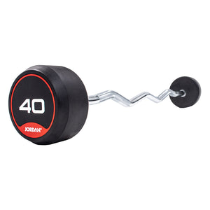 JORDAN Rubber Fixed Curl Bar Set