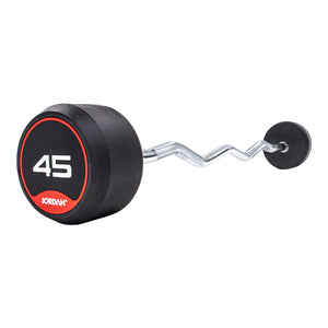 JORDAN Rubber Fixed Curl Bar Set