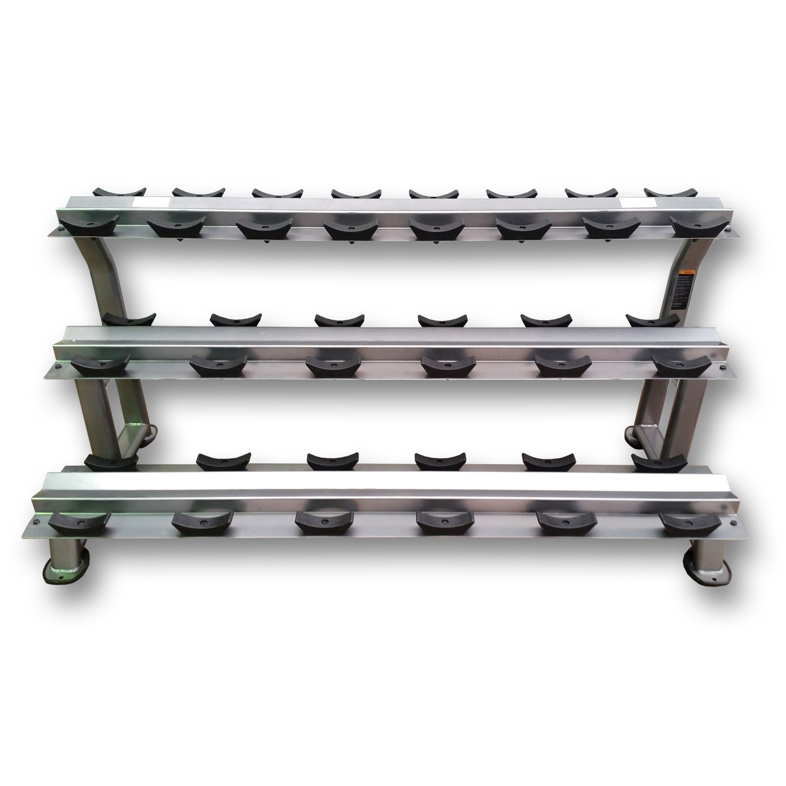 MYO Strength 10 Pair 3 Tier Dumbbell Rack - Pro Gym Essentials