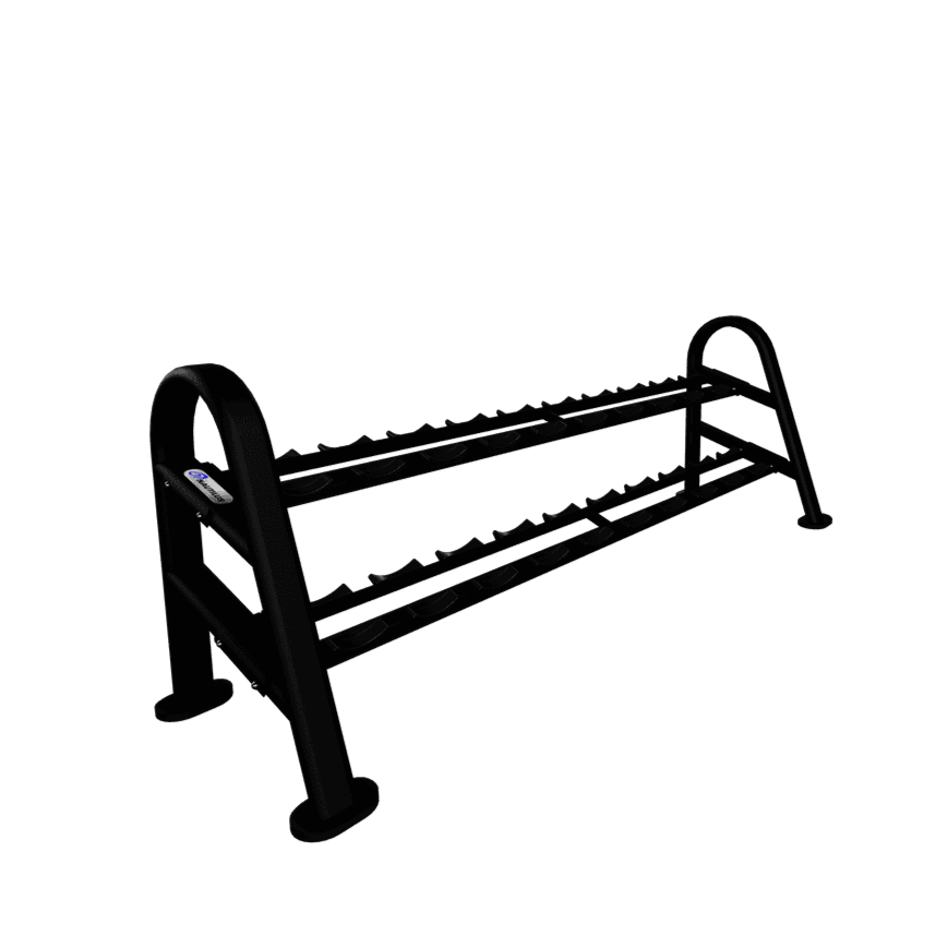 Nautilus Instinct Dumbbell Rack 10-Pair 2 Tier