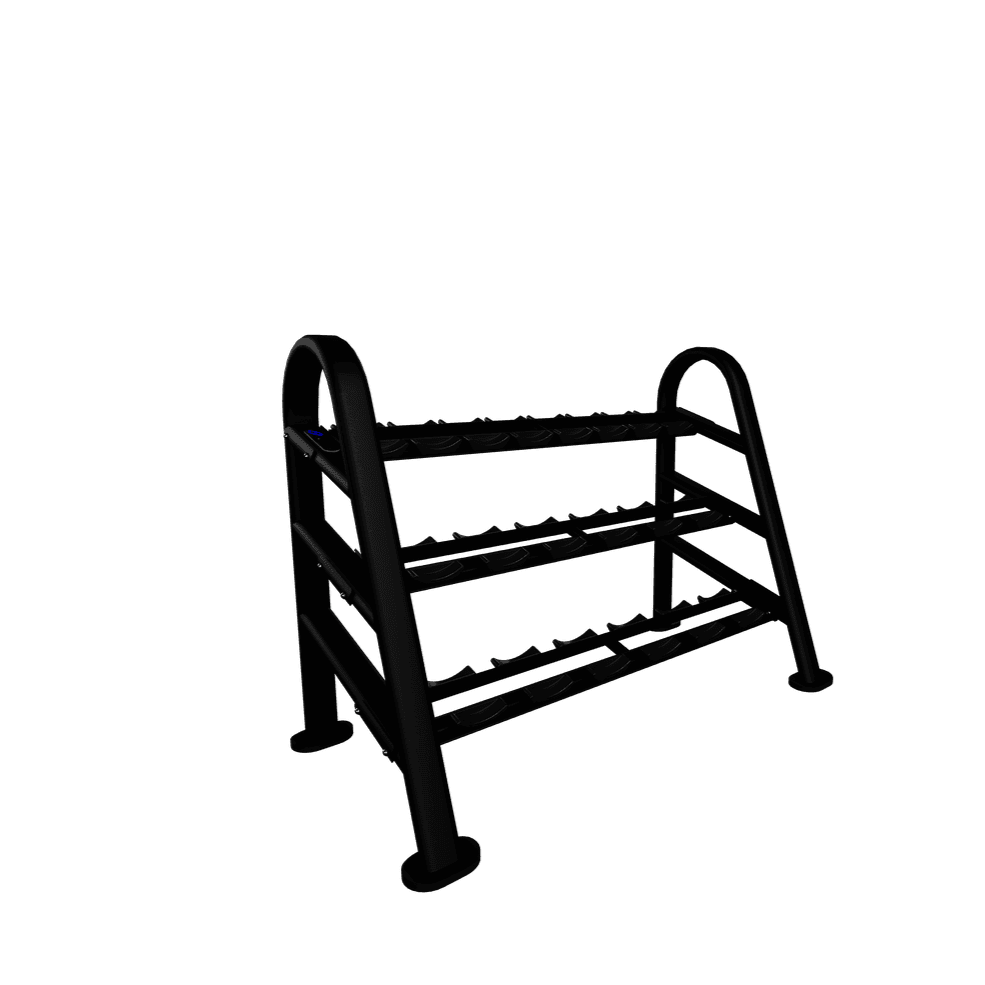 Nautilus Instinct Dumbbell Rack 10-Pair 3 Tier