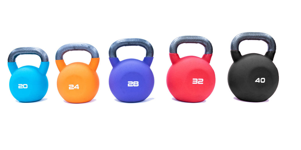 JORDAN Neoprene Covered Kettlebell - Pro Gym Essentials