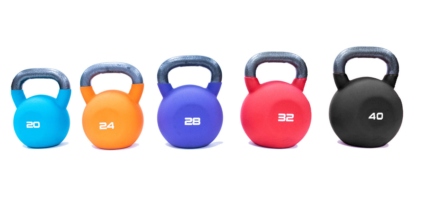 JORDAN Neoprene Covered Kettlebell - Pro Gym Essentials