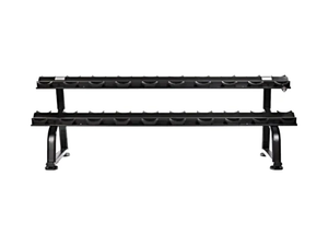 MYO Strength 10 Pair 2 Tier Dumbbell Rack with Stirrups - Pro Gym Essentials