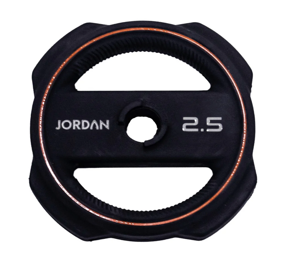 JORDAN Ignite Pump X Rubber Studio Barbell Sets with Black Rack