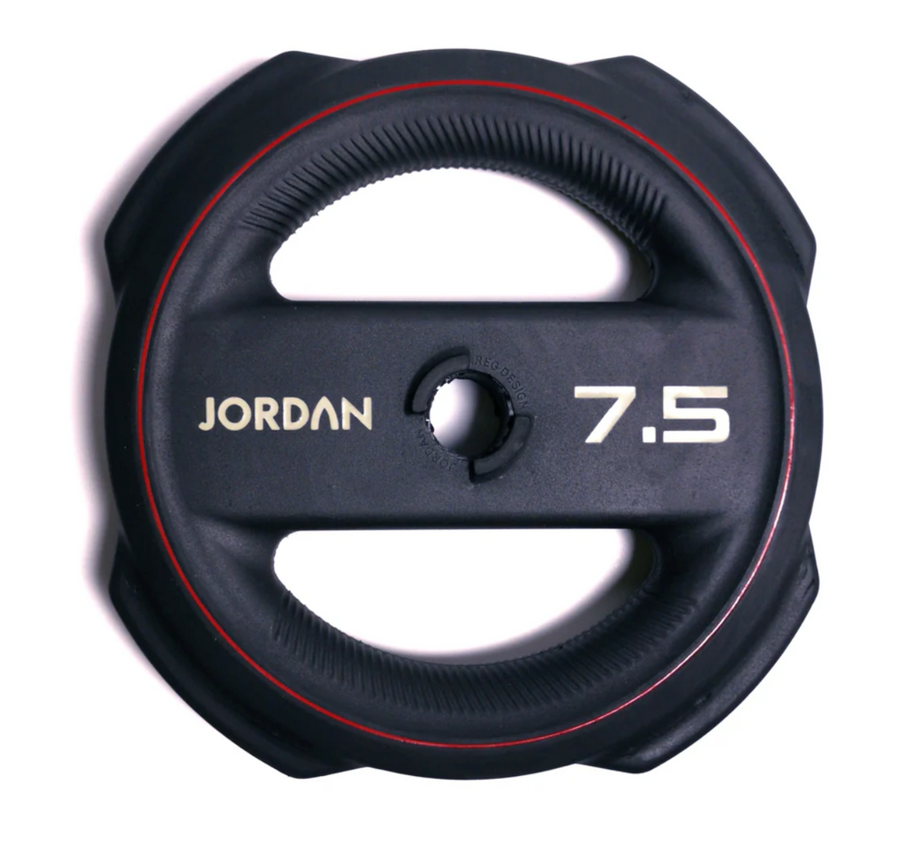 JORDAN Ignite Pump X Rubber Studio Barbell Sets with Black Rack