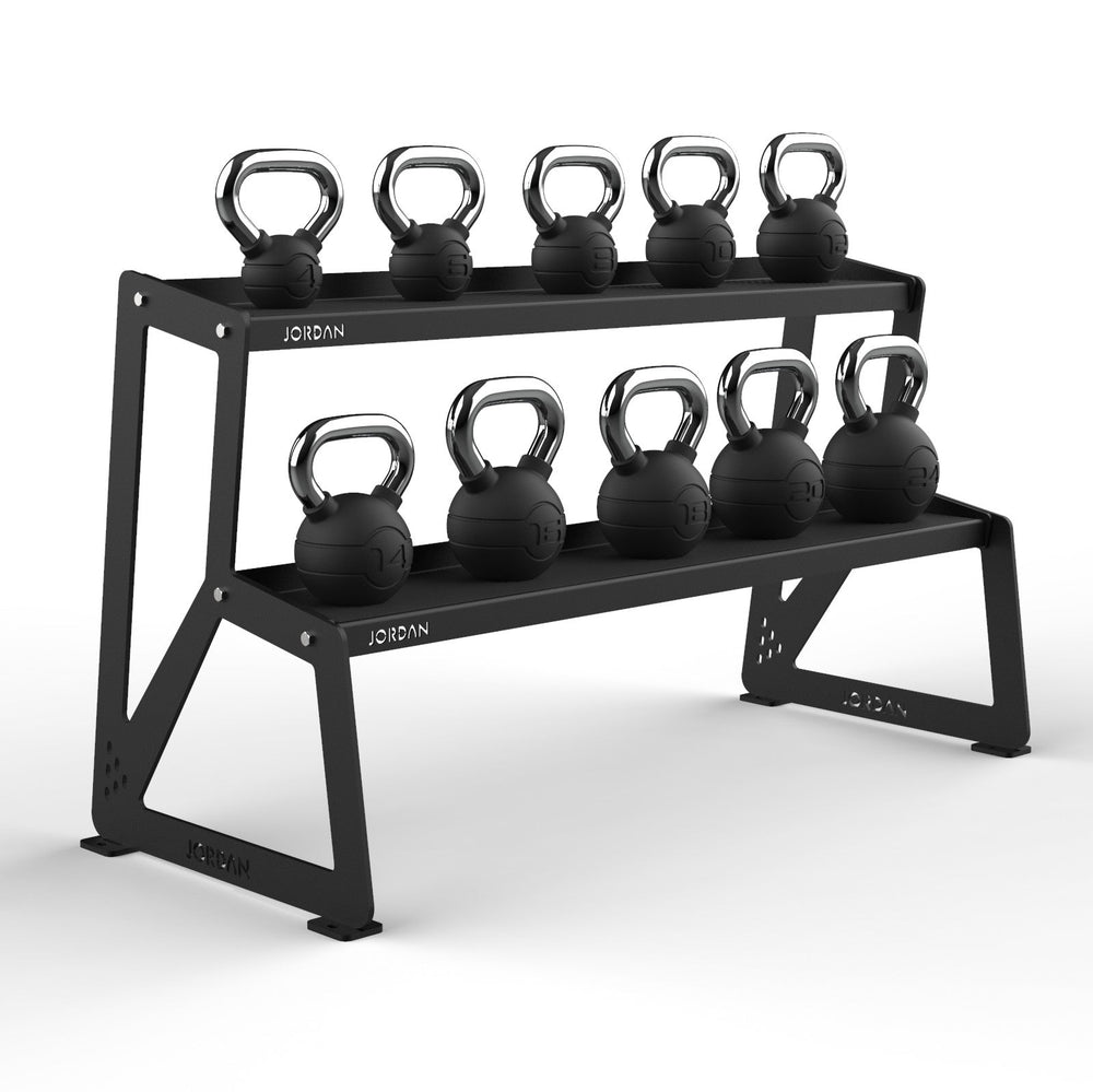 JORDAN Kettlebell Storage Rack - Pro Gym Essentials