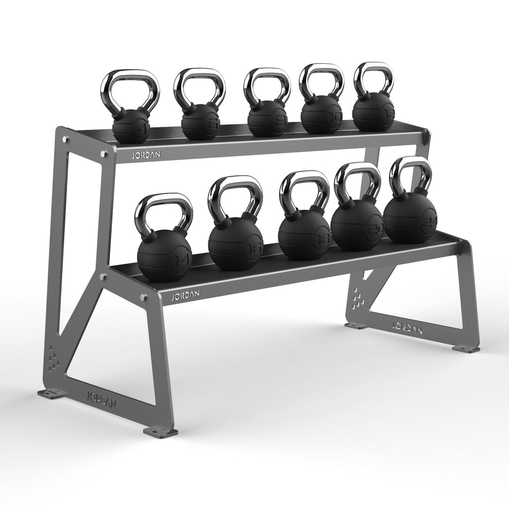 JORDAN Kettlebell Storage Rack - Pro Gym Essentials