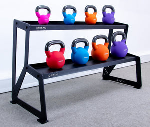JORDAN Kettlebell Storage Rack - Pro Gym Essentials